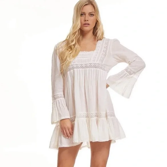 Blue Boheme Dresses | New Blue Boheme Caroline Dress | Color: White | Size: One Size | Pm-64203092's Closet Blue Boheme Dresses | New Blue Boheme Caroline Dress | Color: White | Size: One Size | Pm-64203092's Closet